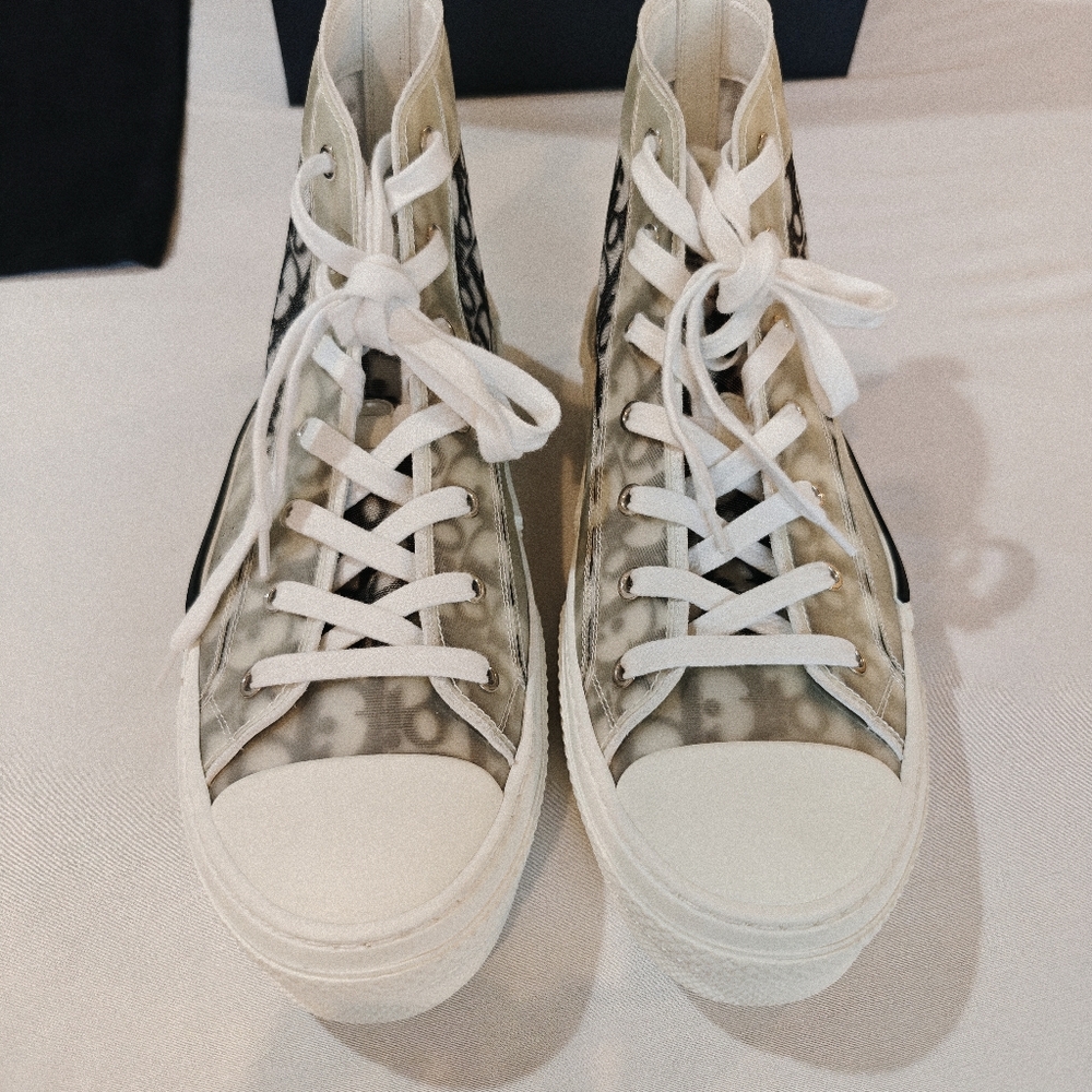 Dior High-Top Sneakers B23 Oblique - Picture 2 of 10
